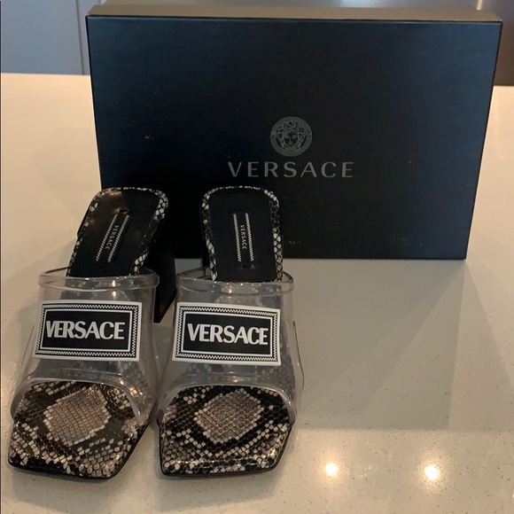SOLD Versace snakeskin Sandals. (SOLD) - Picture 2 of 5